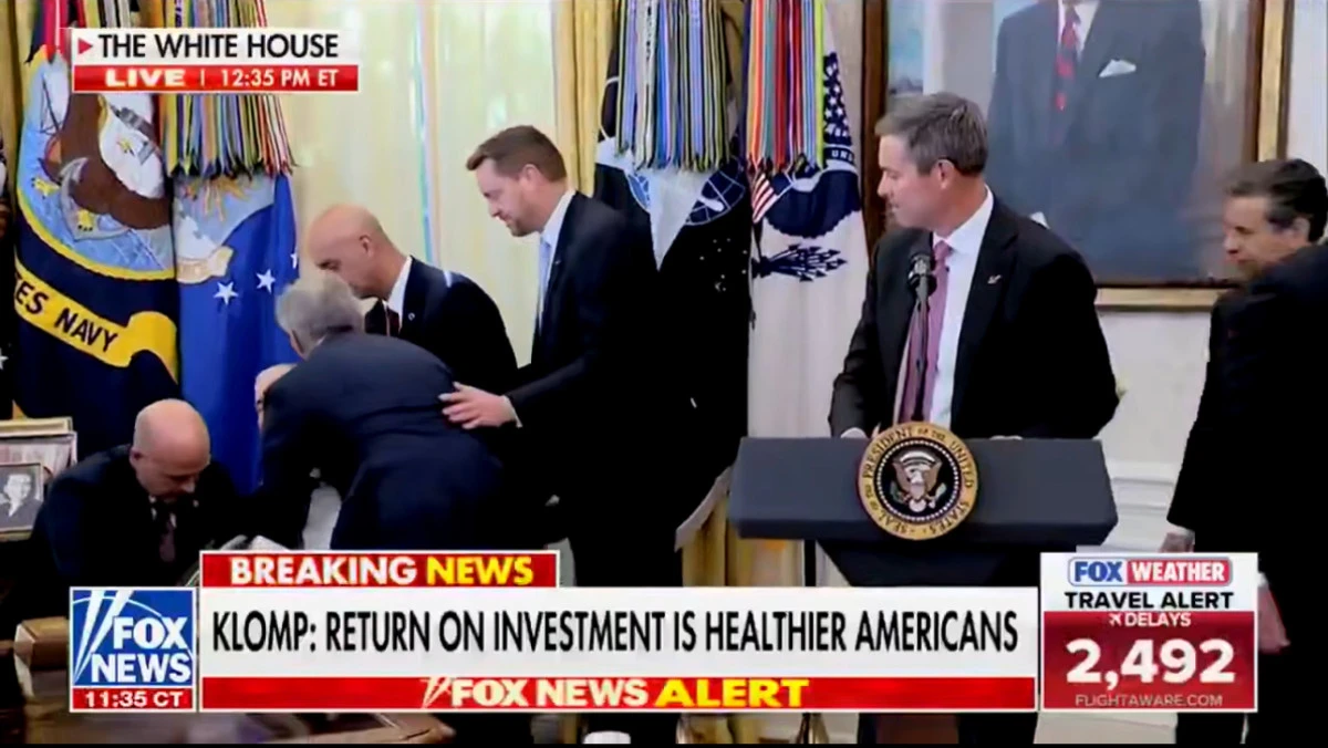 Beyaz Saray’da Şaşırtan An: Dr. Mehmet Öz Bayılan Kişiye Anında Müdahale Etti