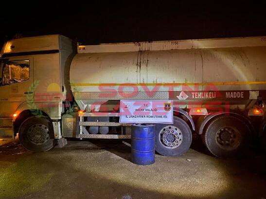 Hatay’da 8 bin 500 litre kaçak akaryakıt ele geçirildi