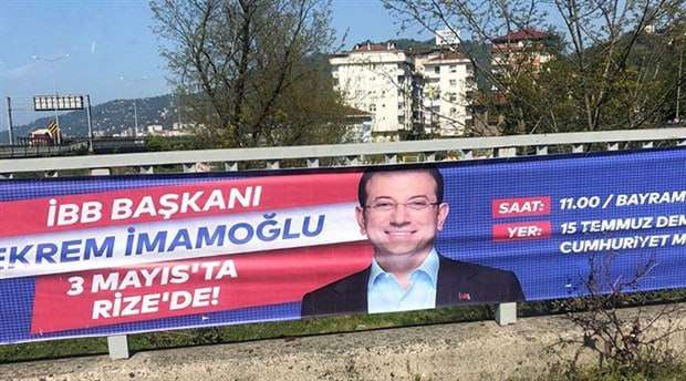 İstanbul Cumhuriyet Başsavcılığı'ndan Ekrem İmamoğlu Afişlerinin Toplatılması Talebi