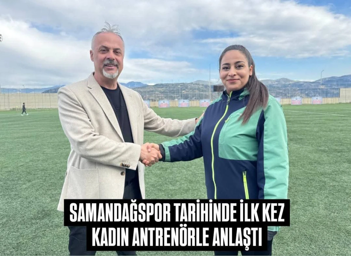 Samandağspor Tarihinde Bir İlk: Kadın Antrenör Sibel Arslan Göreve Başladı!